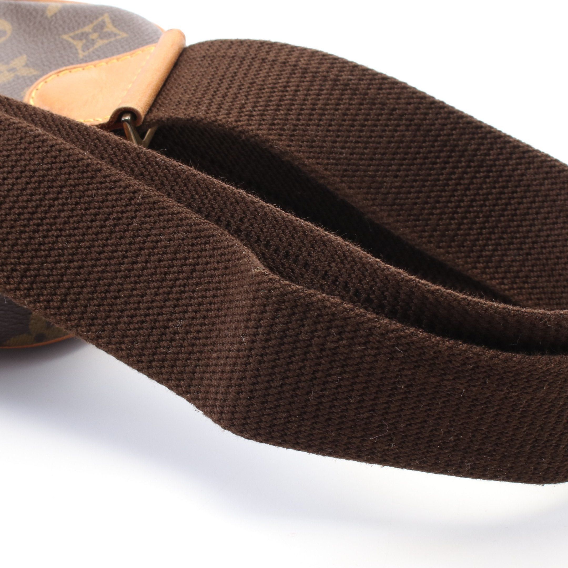 Louis Vuitton Louis Vuitton Pochette Ganju Monogram Body Bag Leather Brown Size ONE SIZE - 7 Thumbnail