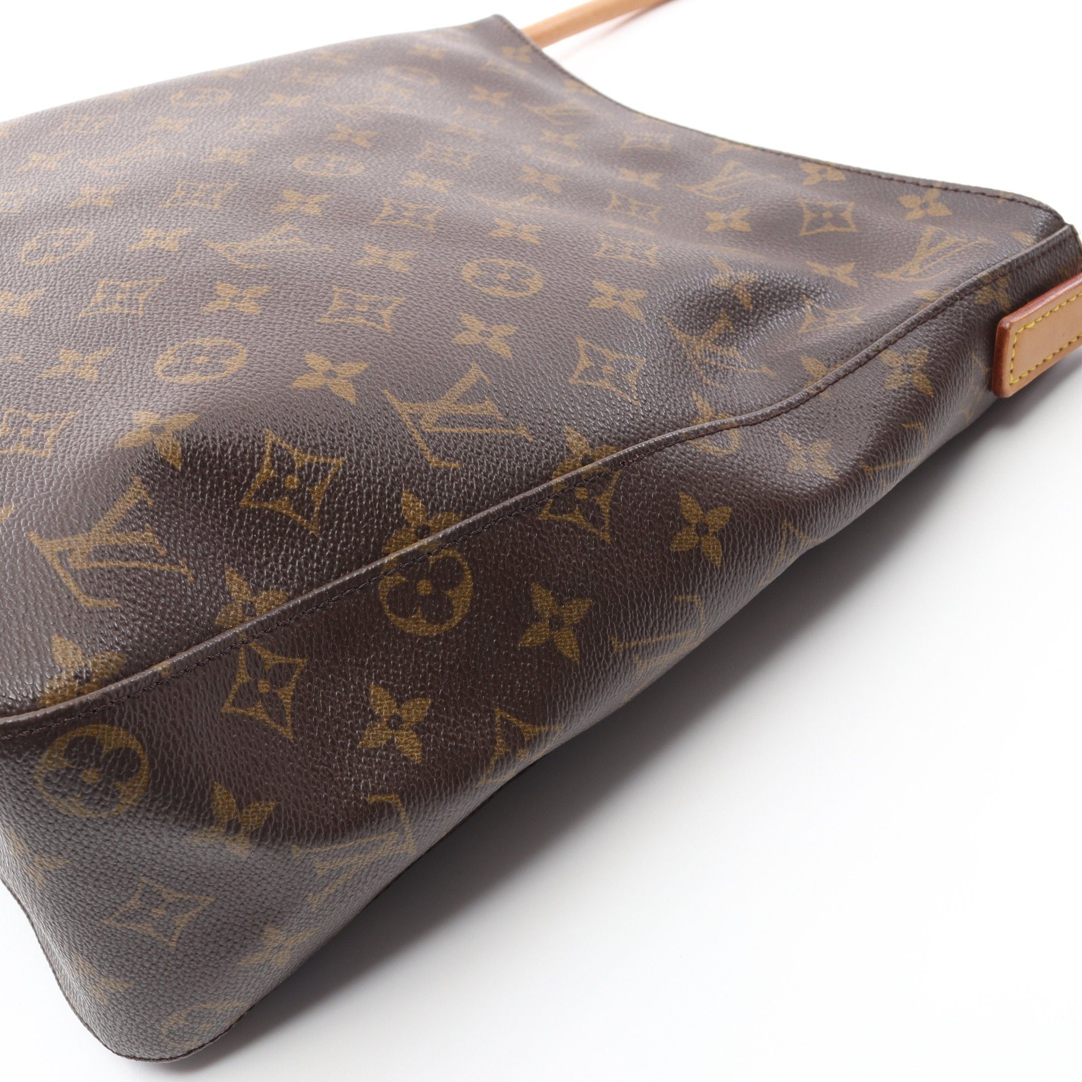 Louis Vuitton Louis Vuitton Looping Gm Monogram Shoulder Bag Leather Brown Size ONE SIZE - 7 Thumbnail