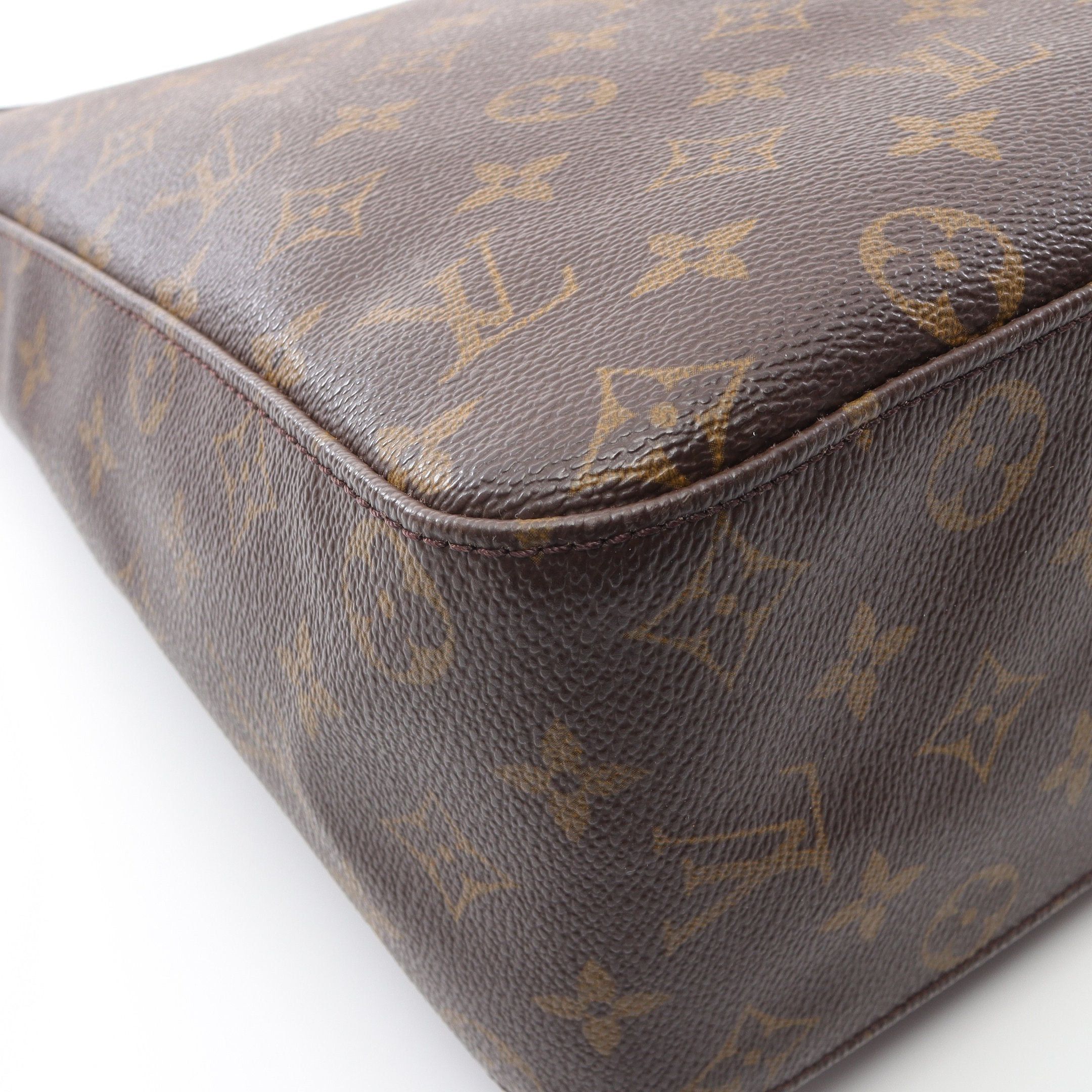 Louis Vuitton Louis Vuitton Looping Gm Monogram Shoulder Bag Leather Brown Size ONE SIZE - 6 Thumbnail