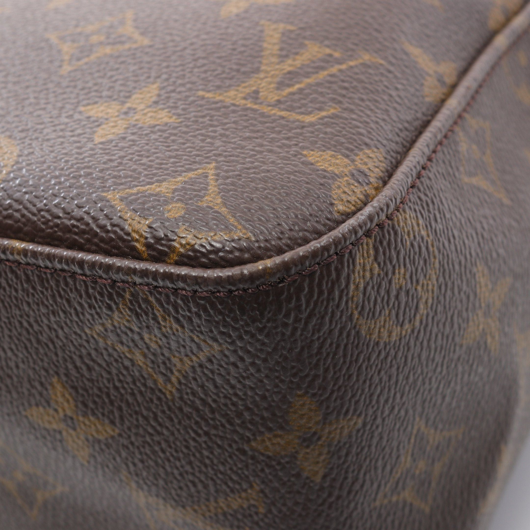Louis Vuitton Louis Vuitton Looping Gm Monogram Shoulder Bag Leather Brown Size ONE SIZE - 11 Thumbnail