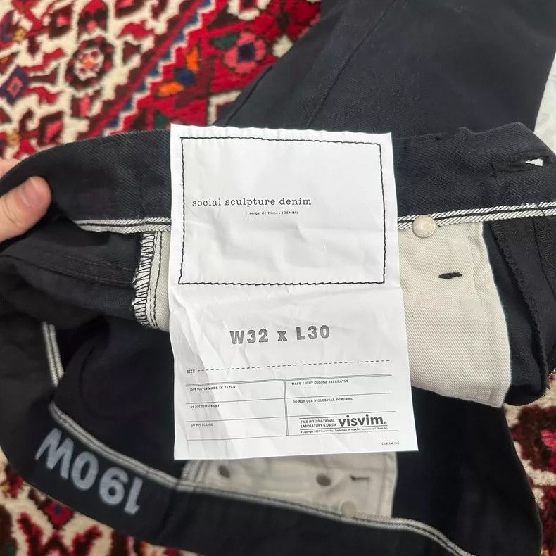 Visvim visvim 19OW CMYK Black Denim Pants Size US 32 / EU 48 - 4 Thumbnail
