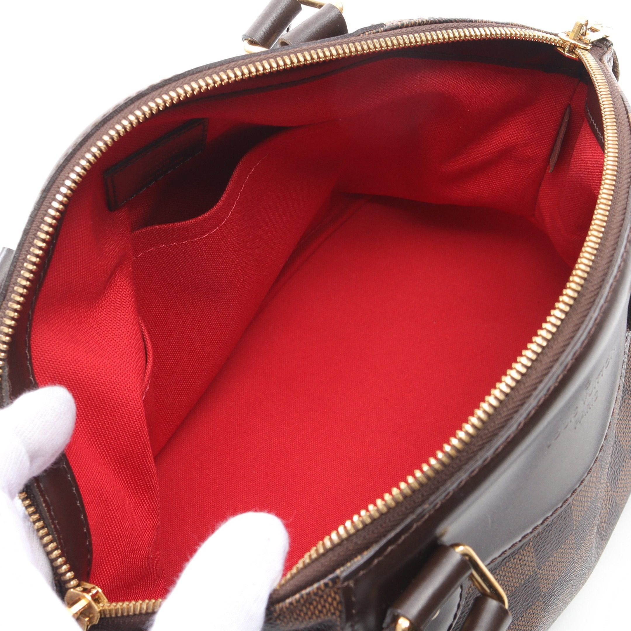 Louis Vuitton Louis Vuitton Verona Pm Damier Ebene Shoulder Bag Leather Brown Size ONE SIZE - 3 Thumbnail