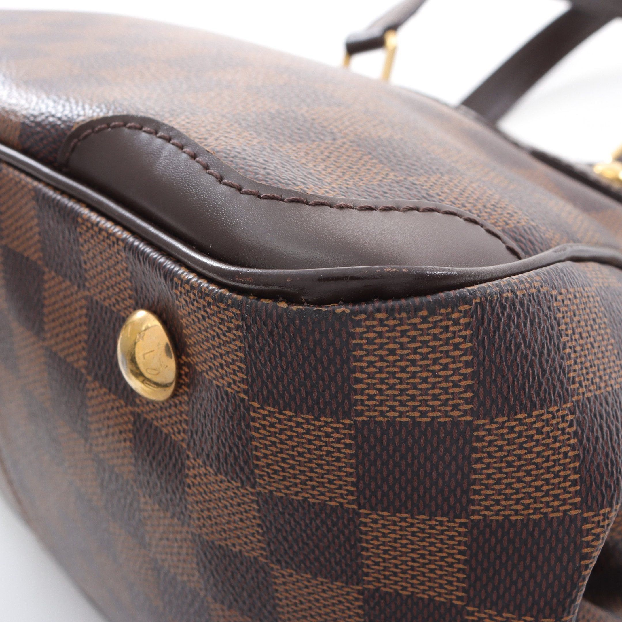 Louis Vuitton Louis Vuitton Verona Pm Damier Ebene Shoulder Bag Leather Brown Size ONE SIZE - 6 Thumbnail