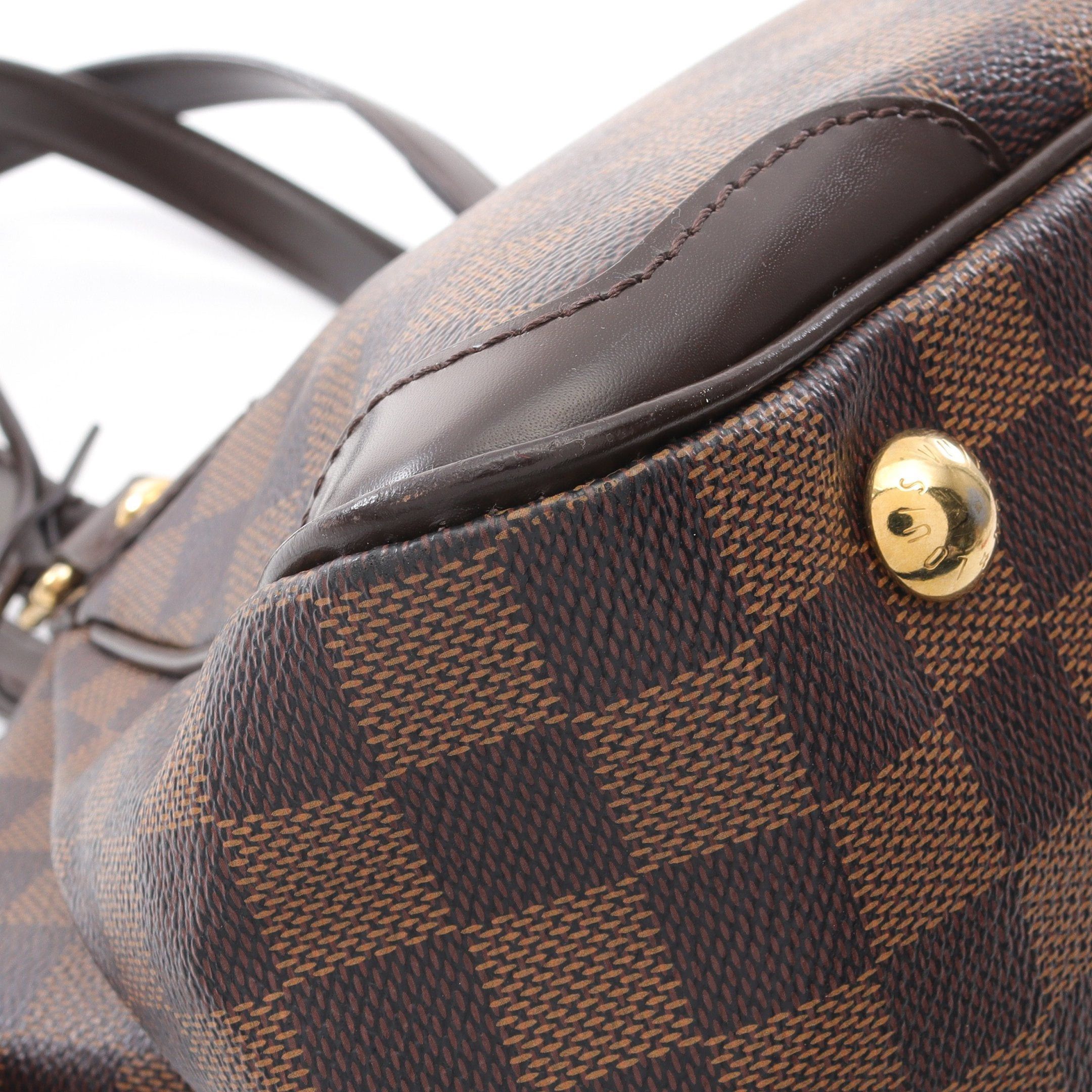 Louis Vuitton Louis Vuitton Verona Pm Damier Ebene Shoulder Bag Leather Brown Size ONE SIZE - 7 Thumbnail
