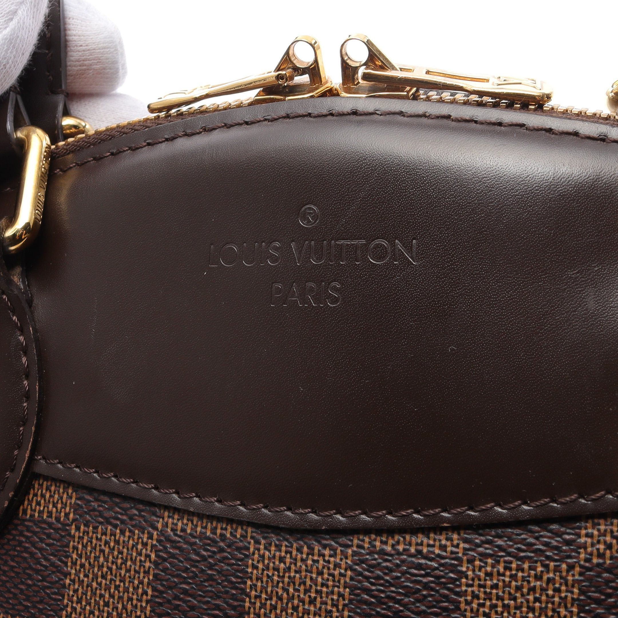 Louis Vuitton Louis Vuitton Verona Pm Damier Ebene Shoulder Bag Leather Brown Size ONE SIZE - 8 Thumbnail
