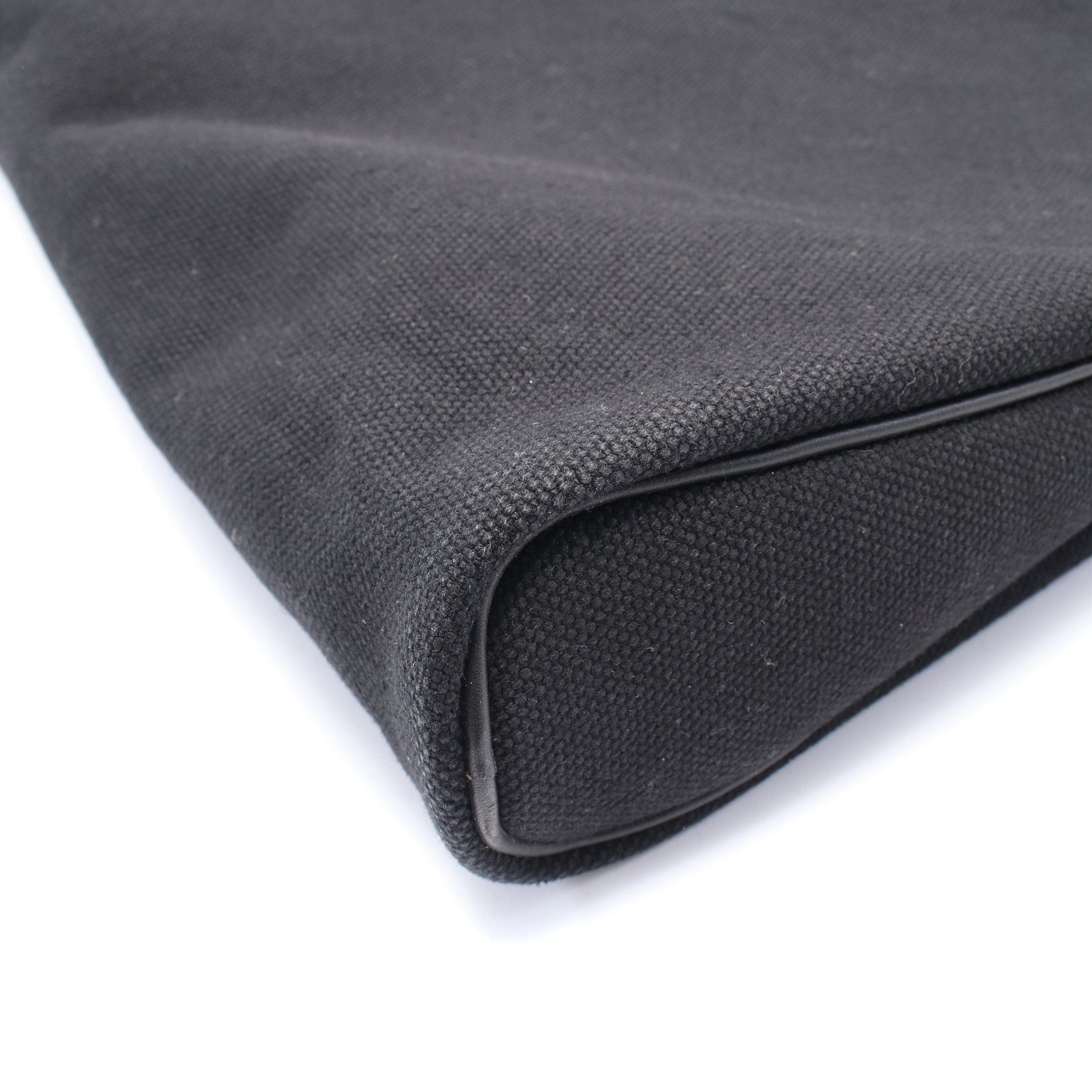 Hermes Hermes Sack Eboo Mm Handbag Canvas Leather Black Silver Hardware □J Carved Stamp Size ONE SIZE - 8 Thumbnail