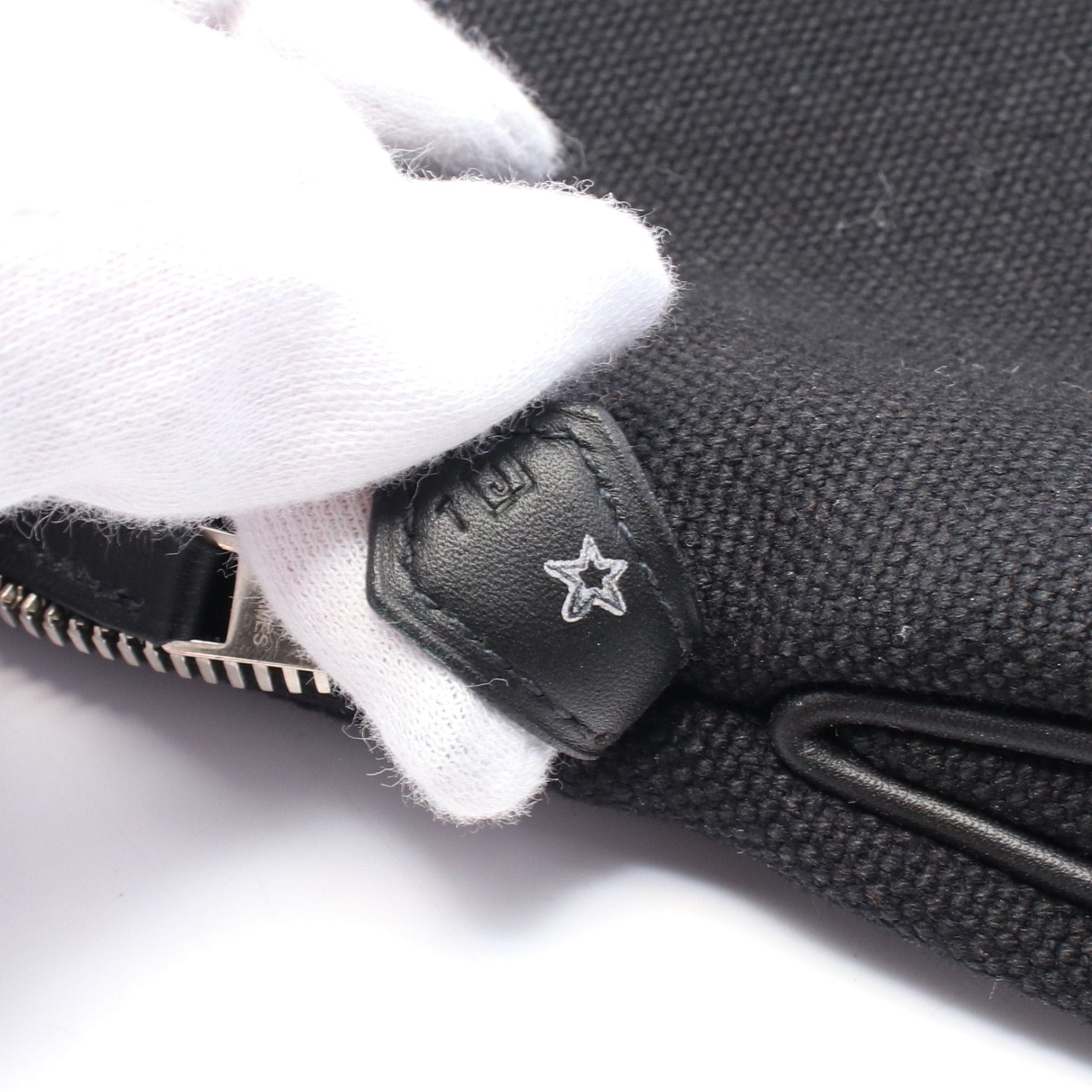 Hermes Hermes Sack Eboo Mm Handbag Canvas Leather Black Silver Hardware □J Carved Stamp Size ONE SIZE - 5 Thumbnail