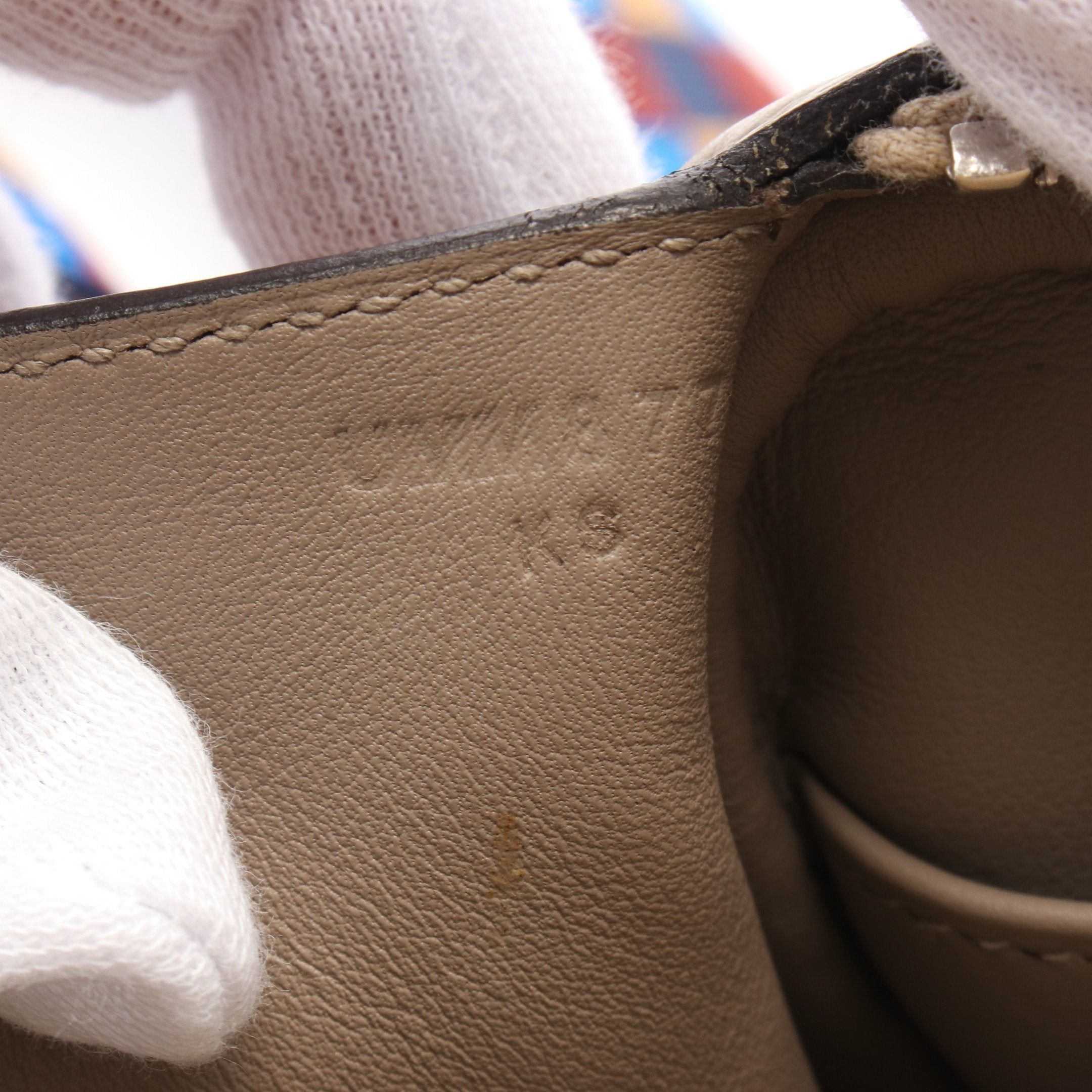 Hermes Hermes Lindy Mini Verso Maxi Cadre Trench Shoulder Bag Clemence Leather Beige Silver Hardware U Stamp Size ONE SIZE - 5 Thumbnail