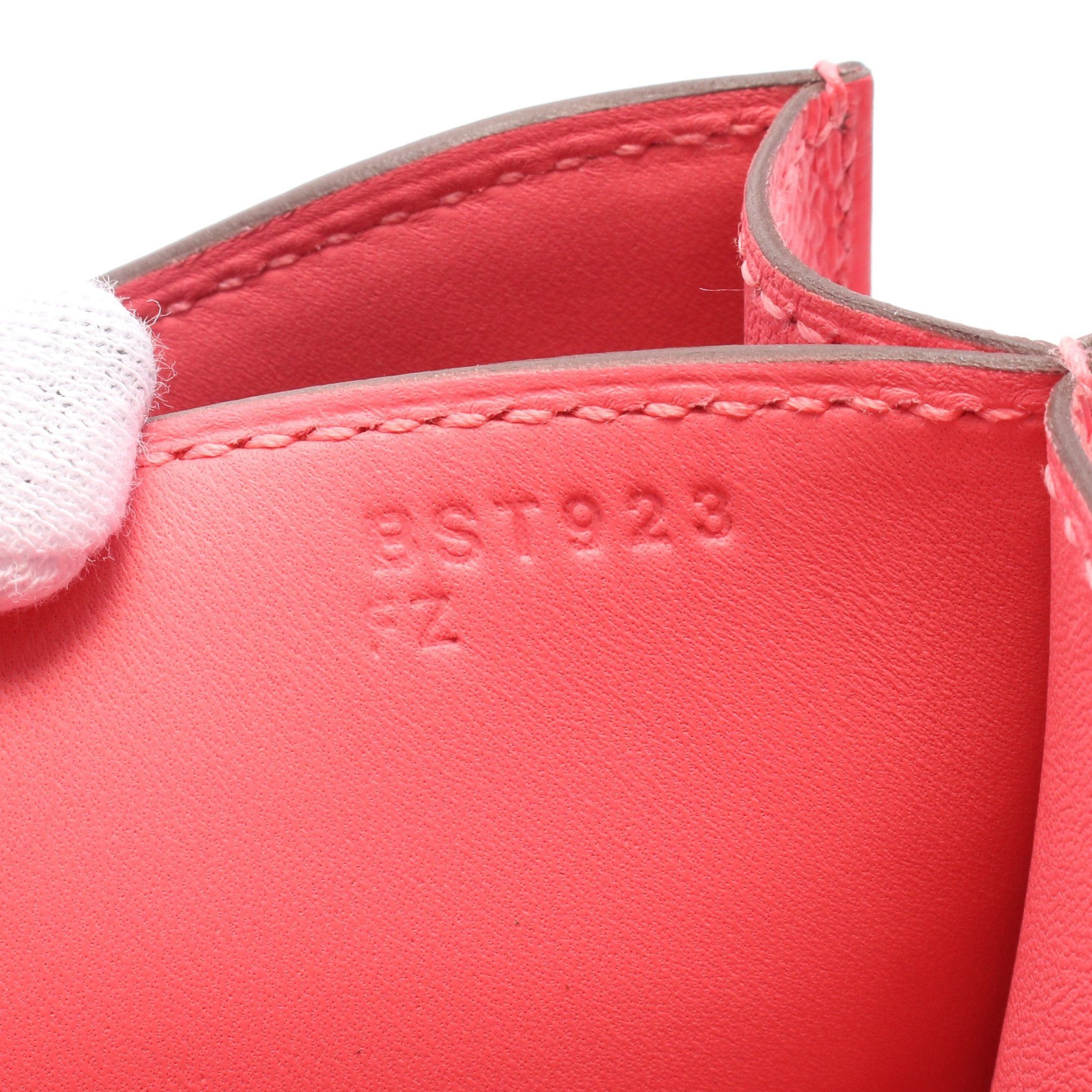 Hermes Hermes Constance 3 Mini Miroir Rose Azalea Shoulder Bag Veau Epsom Pink Silver Hardware B Stamp Size ONE SIZE - 5 Thumbnail