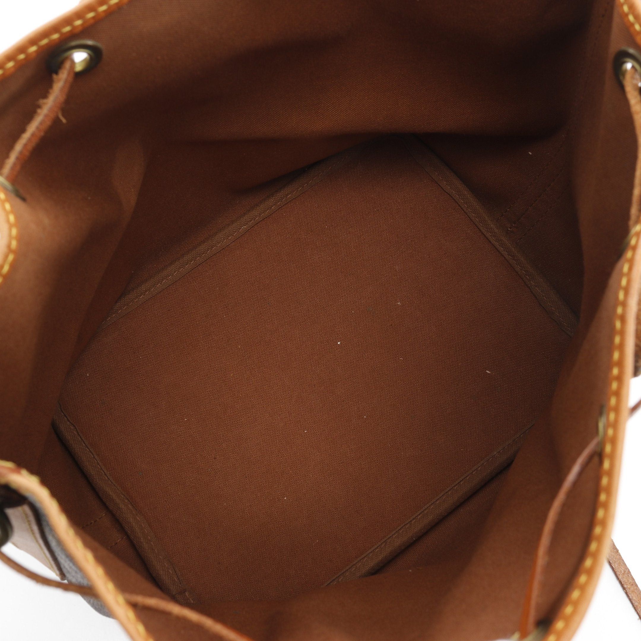 Louis Vuitton Louis Vuitton Peti Noe Monogram Shoulder Bag Leather Brown Size ONE SIZE - 3 Thumbnail