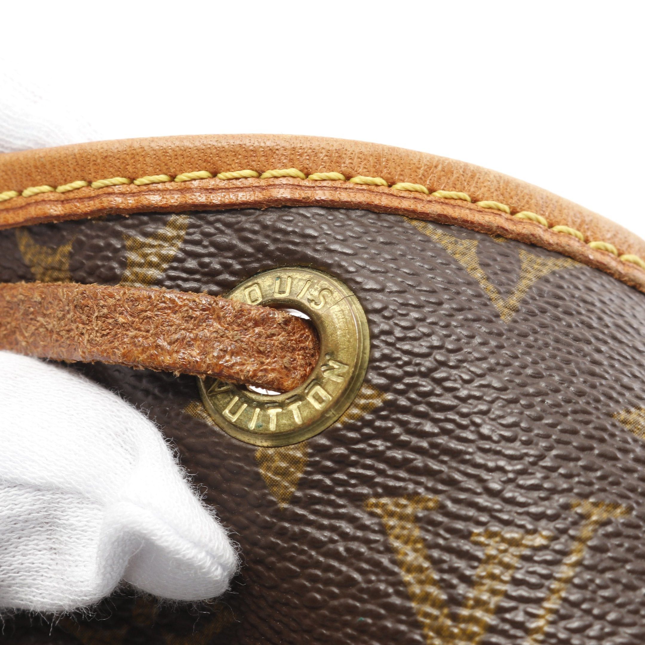 Louis Vuitton Louis Vuitton Peti Noe Monogram Shoulder Bag Leather Brown Size ONE SIZE - 6 Thumbnail