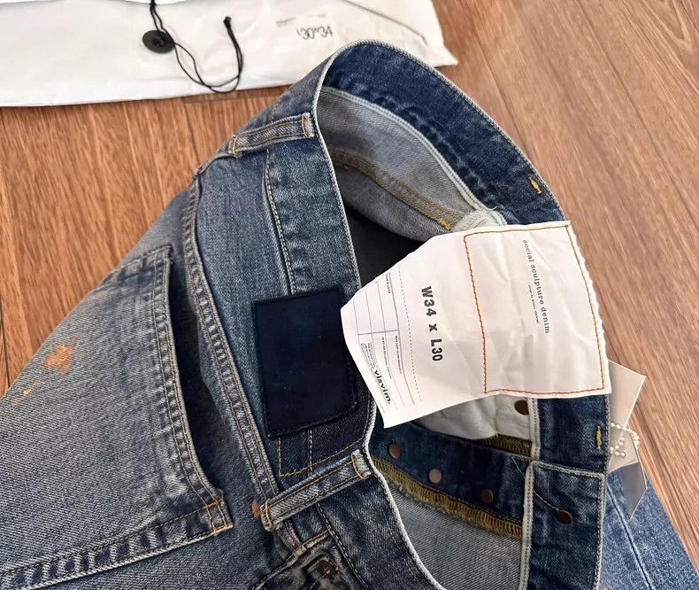 Visvim VISVIM Social Sculpture Damaged Denim Pants Size US 34 / EU 50 - 5 Thumbnail