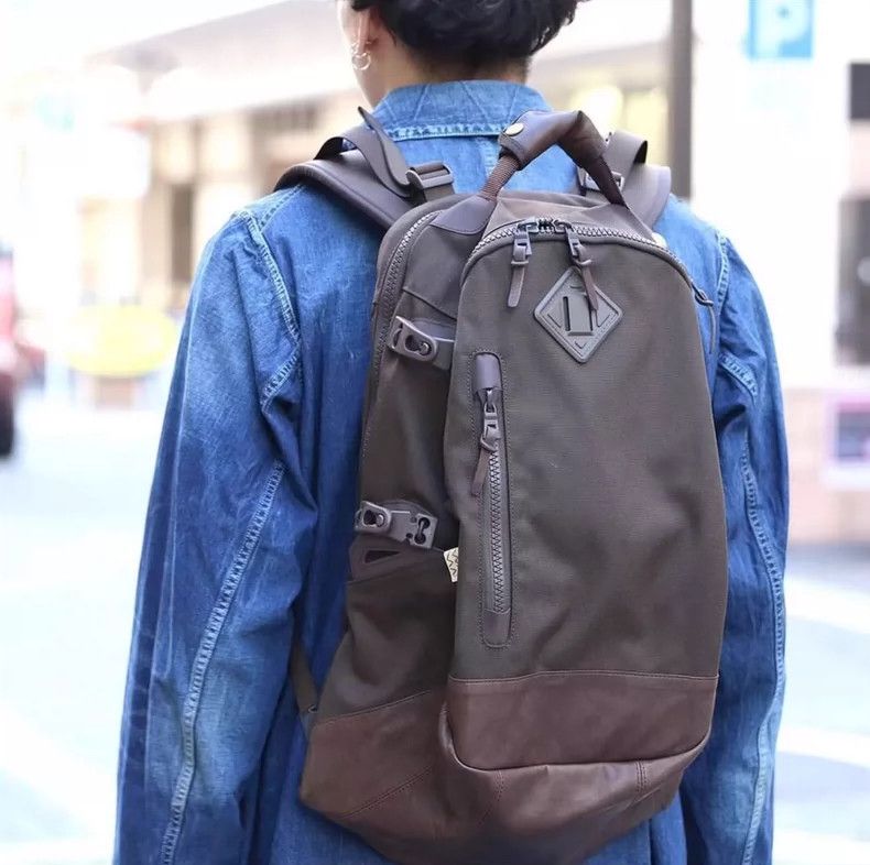 Visvim Visvim Cordura 20l Leather Backpack Size ONE SIZE - 2 Thumbnail
