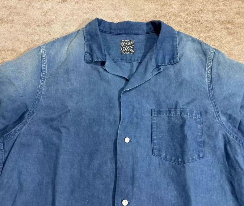 Visvim Visvim Fairway Short Sleeve Shirt Blue Size US S / EU 44-46 / 1 - 3 Thumbnail
