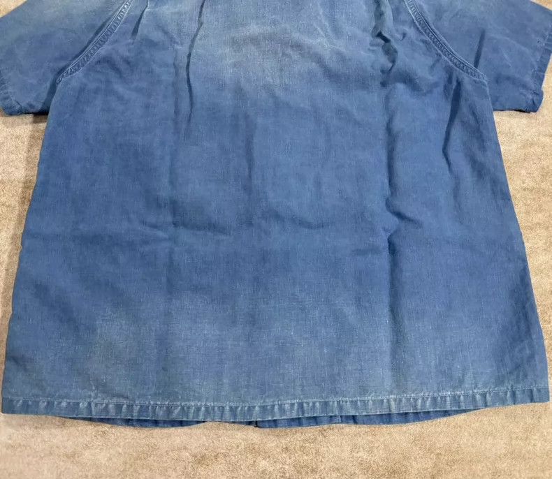Visvim Visvim Fairway Short Sleeve Shirt Blue Size US S / EU 44-46 / 1 - 6 Thumbnail