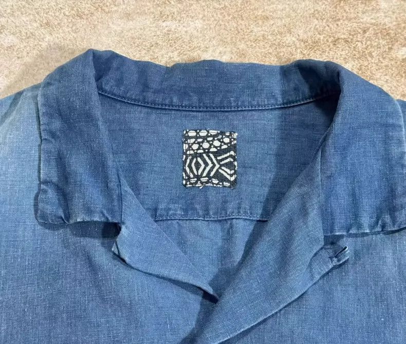 Visvim Visvim Fairway Short Sleeve Shirt Blue Size US S / EU 44-46 / 1 - 4 Thumbnail