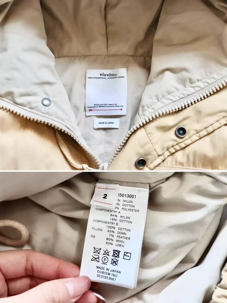 Visvim Visvim Krupa Field Down Jacket Beige Size US M / EU 48-50 / 2 - 7 Thumbnail