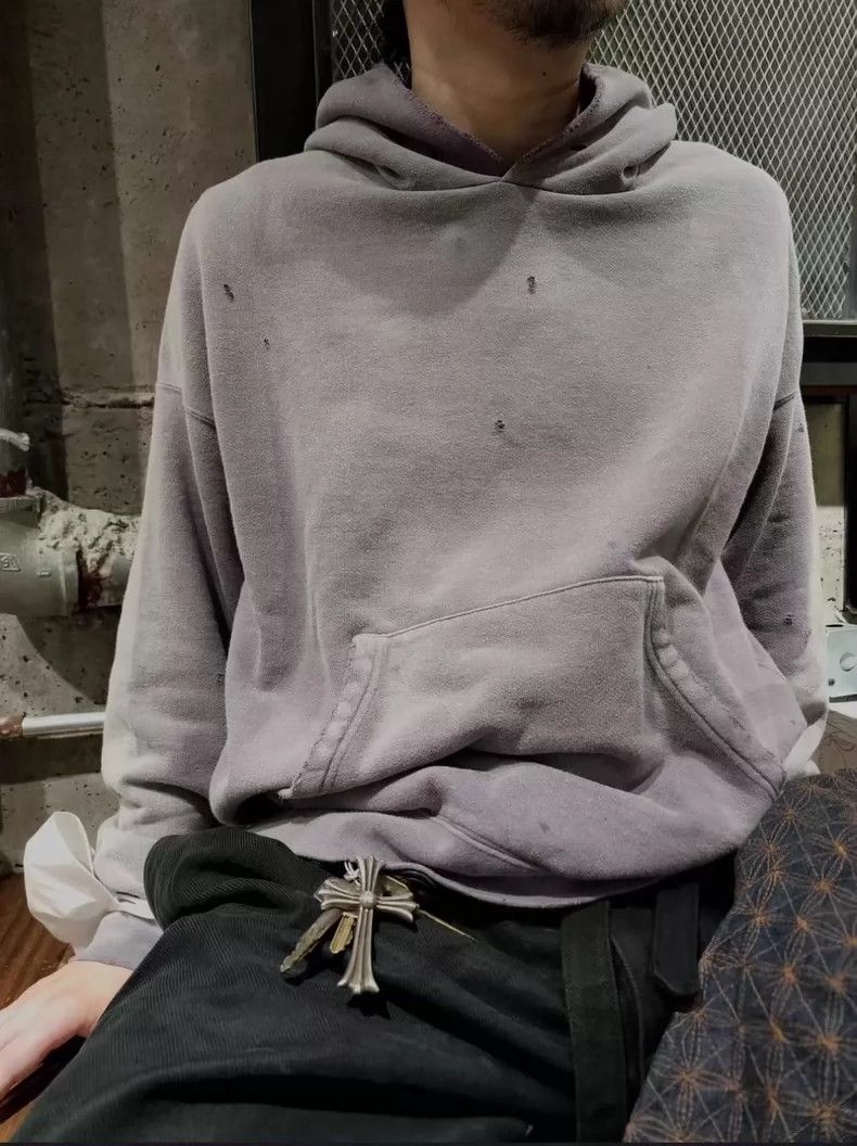 Visvim Visvim Hoodie with Distressed Detail and Dyeing Size US L / EU 52-54 / 3 - 3 Thumbnail