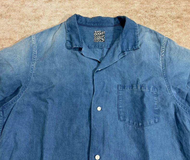 Visvim Visvim 22ss ICT Fairway Shirt Denim Blue Size US S / EU 44-46 / 1 - 3 Thumbnail