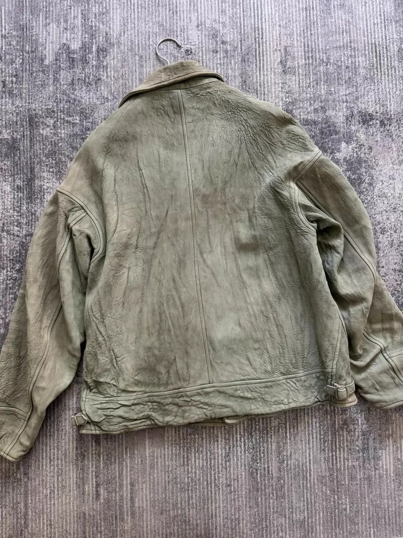 Visvim VISVIM Dunlop Jacket in Green Leather Size US XS / EU 42 / 0 - 3 Thumbnail