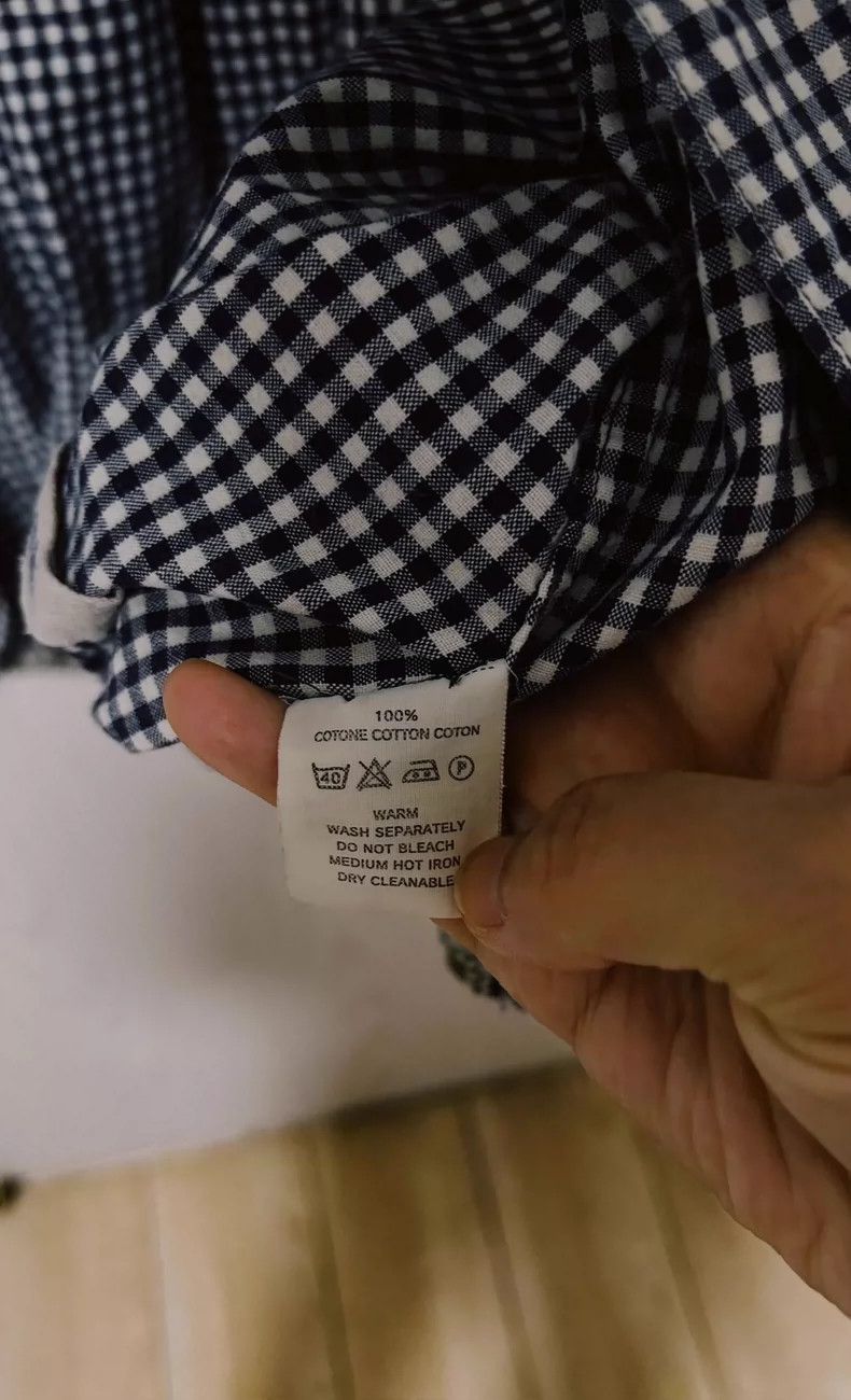 Kapital Classic Checkered Cotton Shirt with Ruffles Size US M / EU 48-50 / 2 - 4 Thumbnail