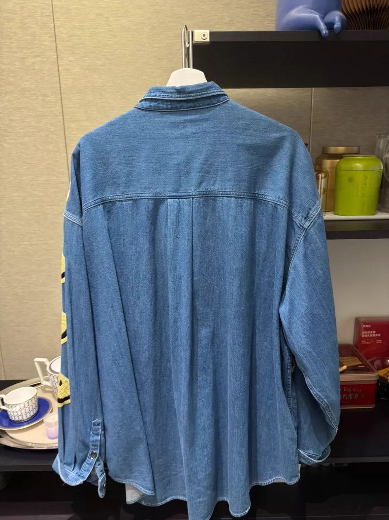 Kapital Kapital Smiley Face Denim Shirt Size US M / EU 48-50 / 2 - 6 Thumbnail
