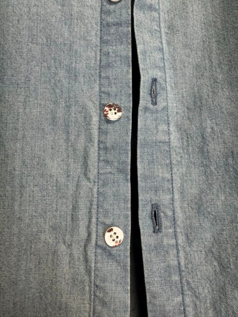 Kapital New Denim Shirt with Ruffled Sleeves Size US M / EU 48-50 / 2 - 8 Thumbnail