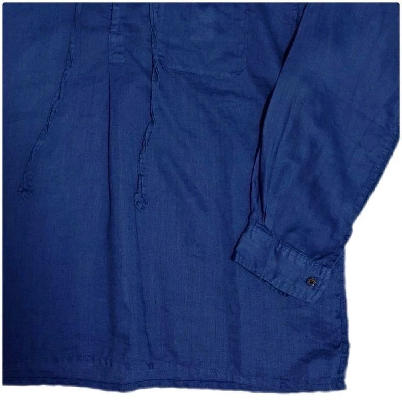 Kapital KAPITAL Blue Dyed Long Sleeve Shirt Size US L / EU 52-54 / 3 - 4 Thumbnail