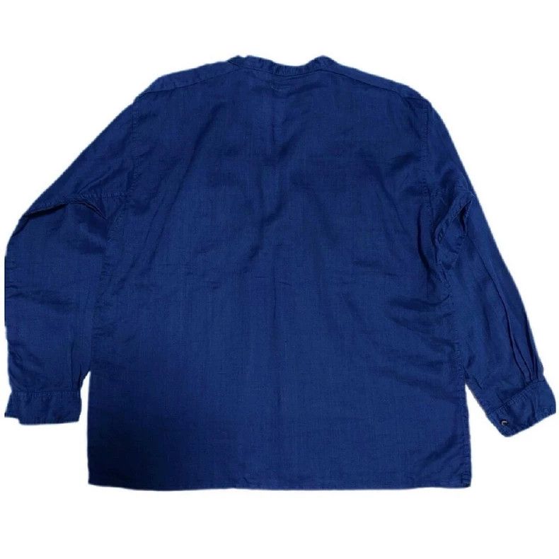 Kapital KAPITAL Blue Dyed Long Sleeve Shirt Size US L / EU 52-54 / 3 - 2 Thumbnail
