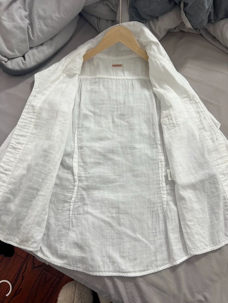 Kapital Elegant Classic White Shirt with Unique Collar Size US XXS / EU 40 - 7 Thumbnail