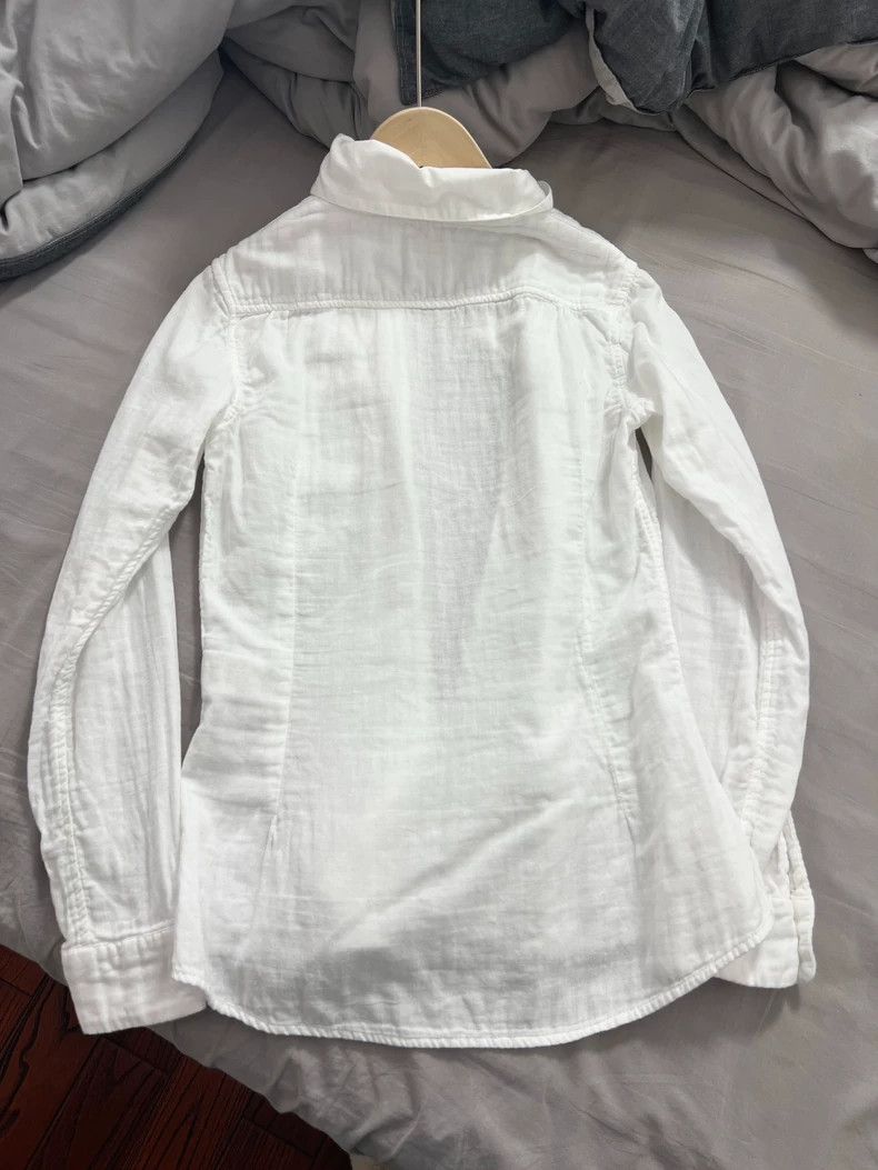 Kapital Elegant Classic White Shirt with Unique Collar Size US XXS / EU 40 - 6 Thumbnail