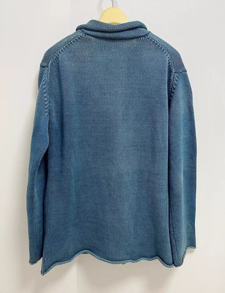Kapital Kapital Blue Dyed Knitted Cardigan Size US L / EU 52-54 / 3 - 2 Thumbnail