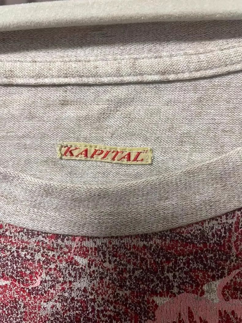 Kapital Gray Cotton Short Sleeve with Rose Print Size US M / EU 48-50 / 2 - 3 Thumbnail