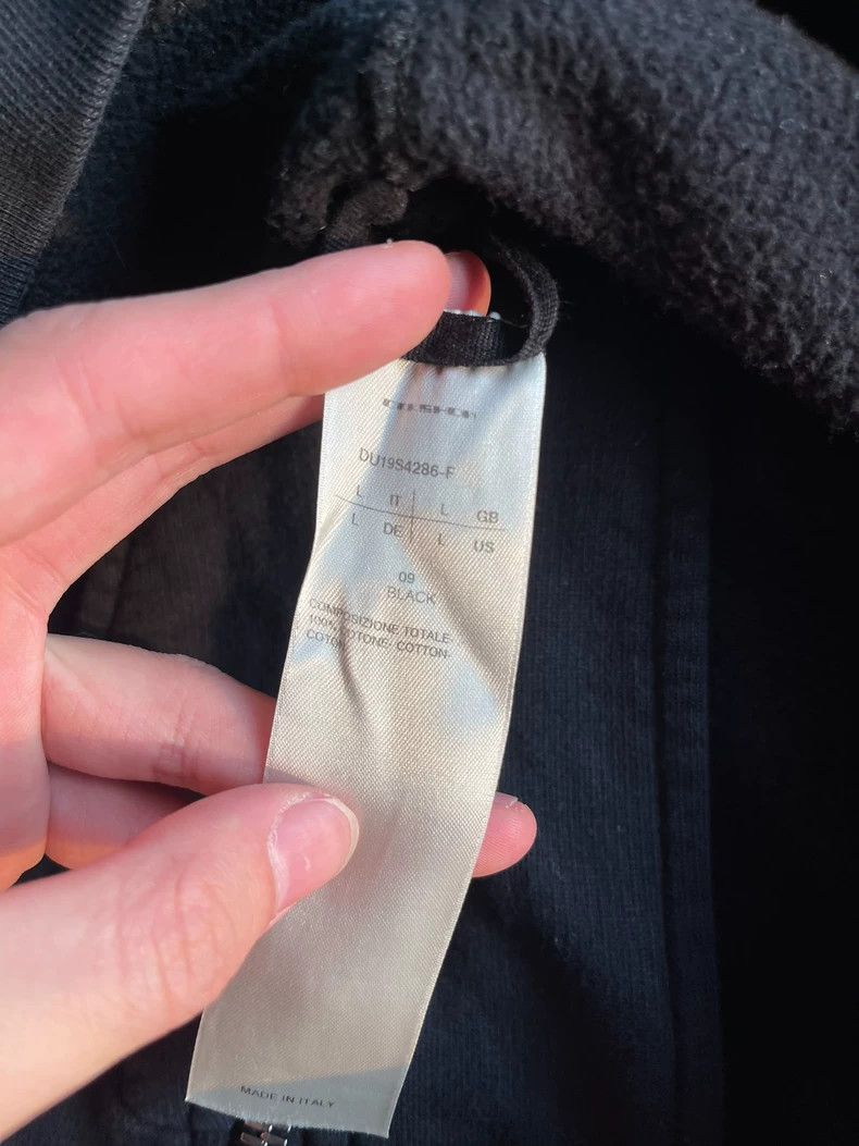 Rick Owens Drkshdw Black Zip-Up Jacket with Hood Size US L / EU 52-54 / 3 - 3 Thumbnail