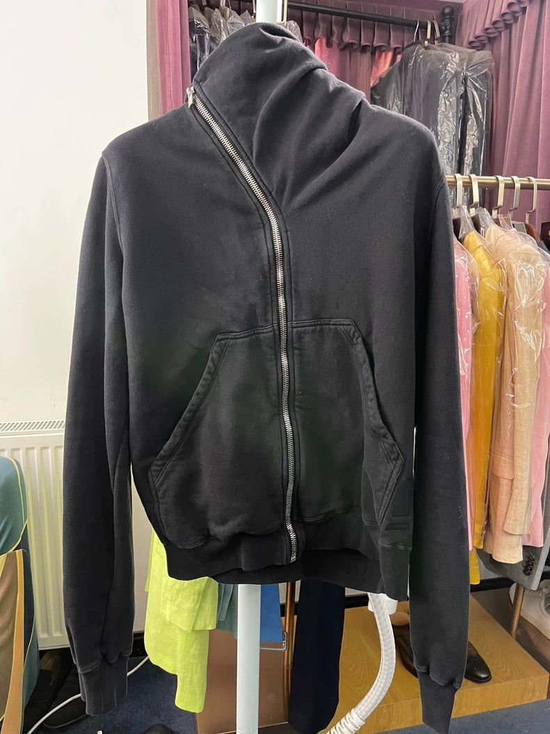 Rick Owens Drkshdw Black Zip-Up Jacket with Hood Size US L / EU 52-54 / 3 - 2 Thumbnail