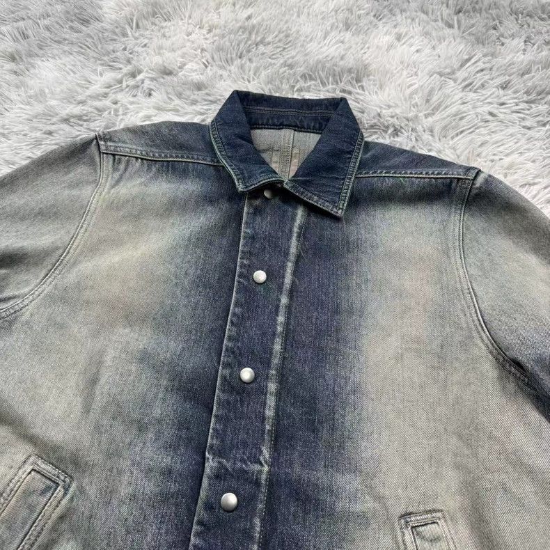 Rick Owens Rick Owens Gradient Denim Jacket Size M Size US M / EU 48-50 / 2 - 5 Thumbnail