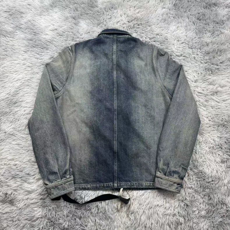 Rick Owens Rick Owens Gradient Denim Jacket Size M Size US M / EU 48-50 / 2 - 2 Thumbnail