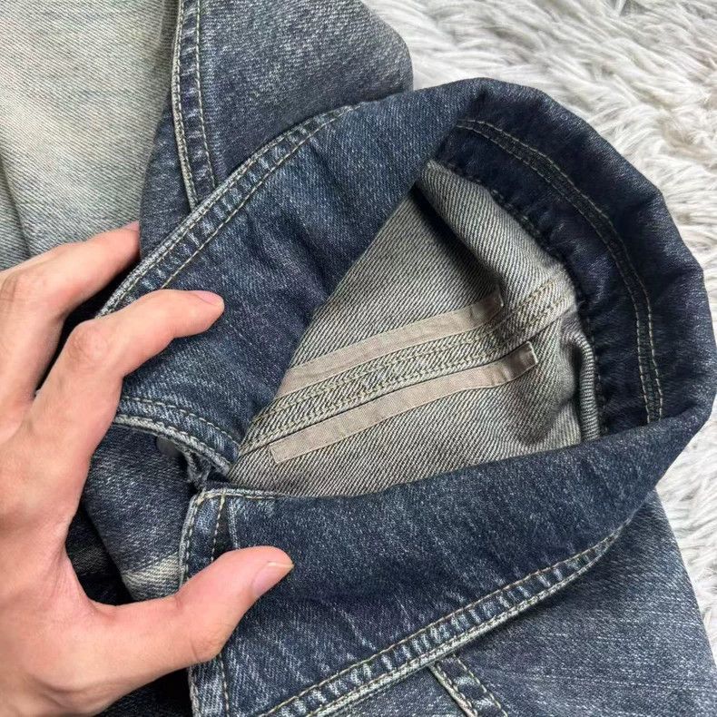 Rick Owens Rick Owens Gradient Denim Jacket Size M Size US M / EU 48-50 / 2 - 3 Thumbnail