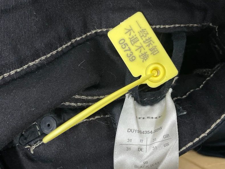 Rick Owens Rick Owens DRKSHDW Waxed Denim Pants Size US 31 - 2 Thumbnail