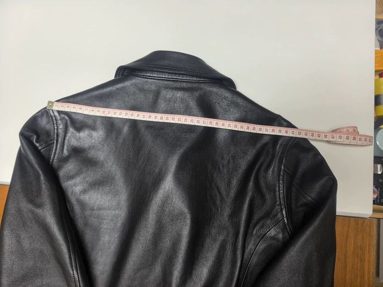Japanese Brand Black Leather Double-Breasted Jacket Size S Size US S / EU 44-46 / 1 - 7 Thumbnail