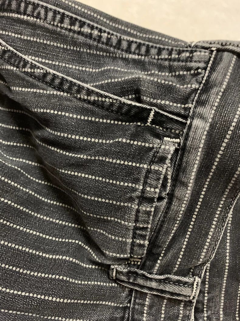 Freewheelers Freewheelers Bootleggers Striped Work Pants Size US 36 / EU 52 - 3 Thumbnail