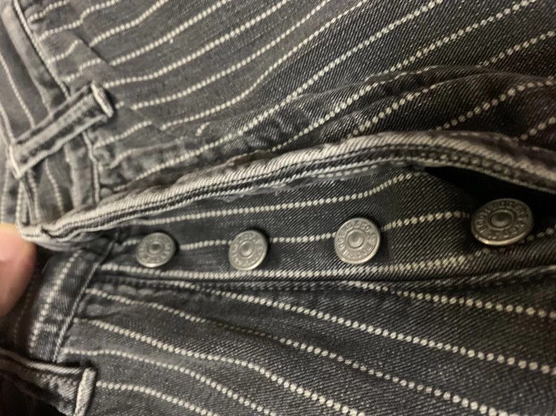 Freewheelers Freewheelers Bootleggers Striped Work Pants Size US 36 / EU 52 - 5 Thumbnail