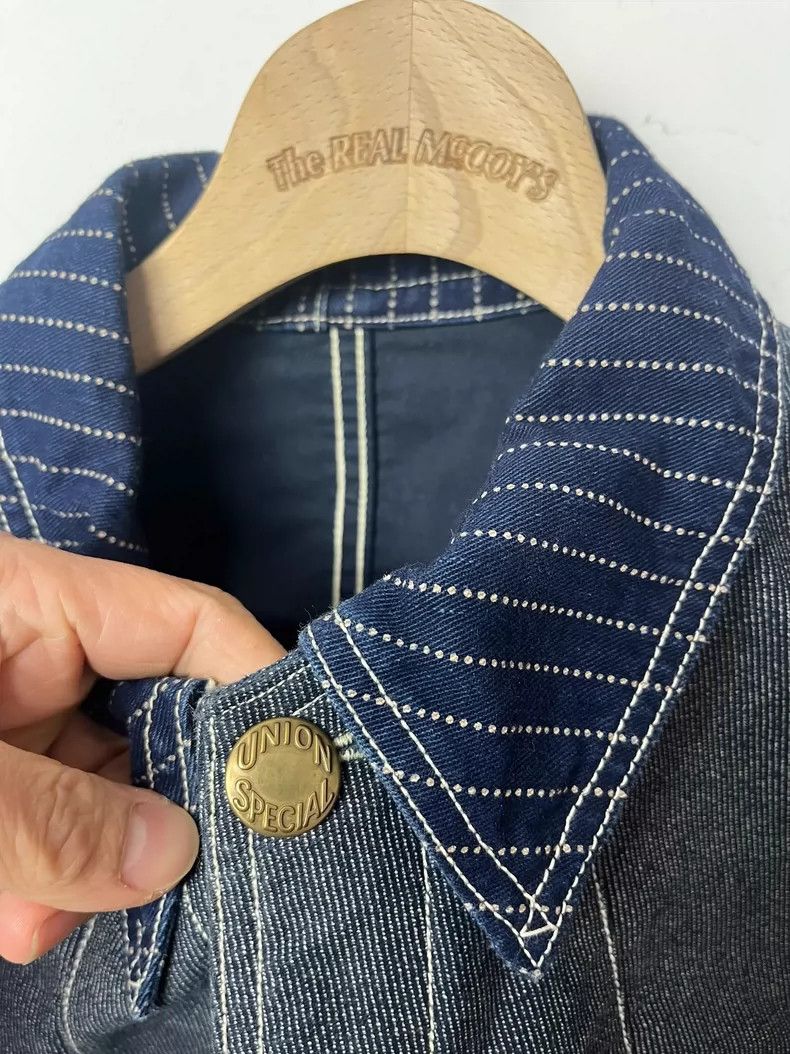 Freewheelers Multi-color Work Jacket with Striped Accents Size US L / EU 52-54 / 3 - 3 Thumbnail