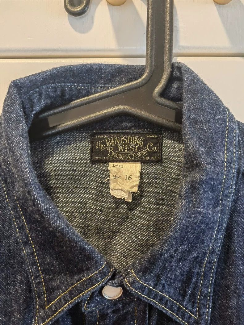 Freewheelers Classic Denim Western Shirt Size 16 Size US L / EU 52-54 / 3 - 4 Thumbnail
