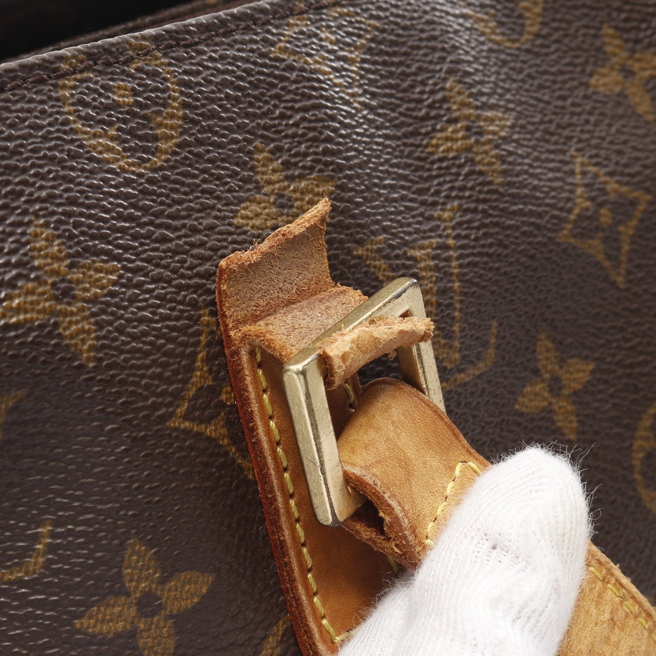 Louis Vuitton Louis Vuitton Cabas Piano Monogram Shoulder Bag Leather Brown Size ONE SIZE - 6 Thumbnail
