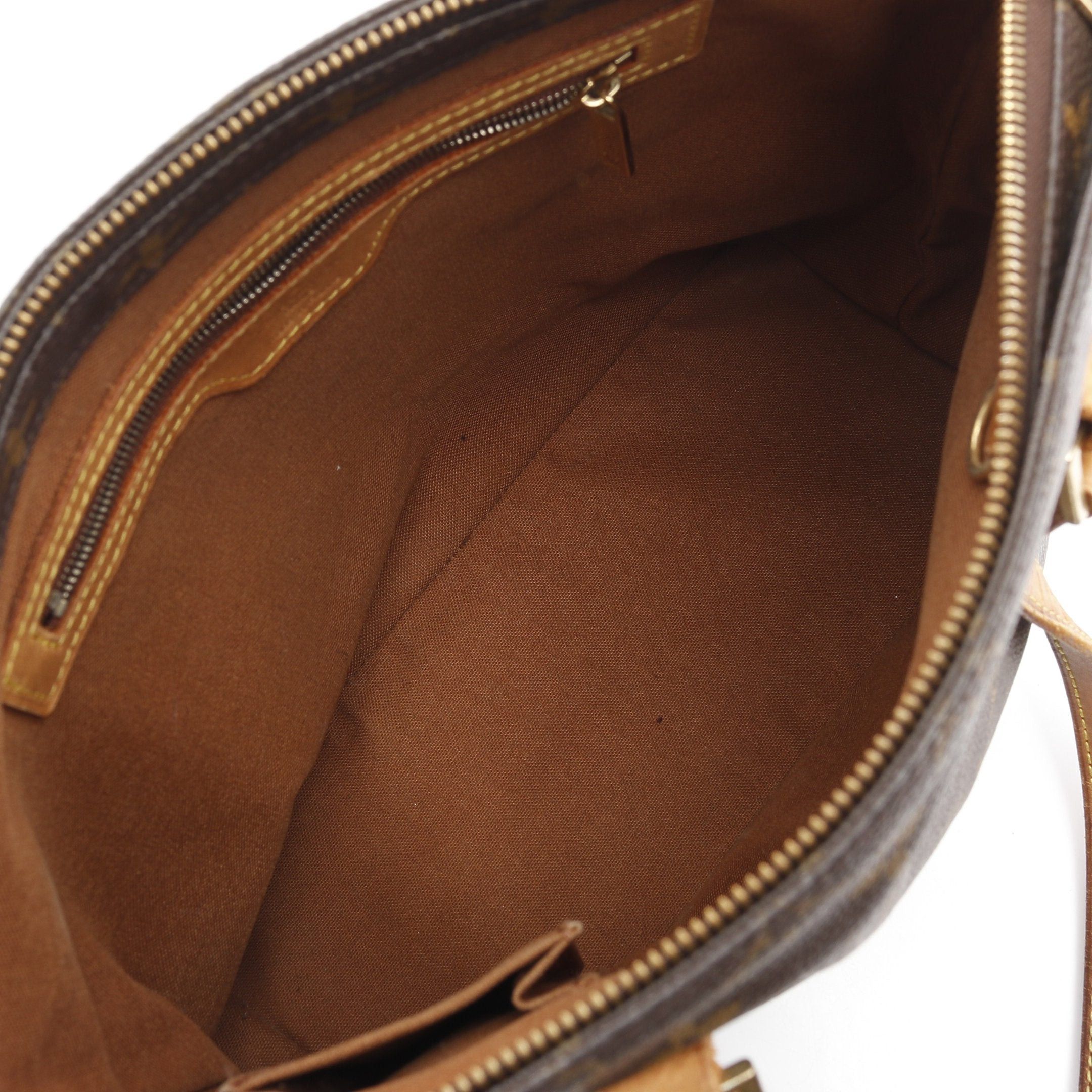 Louis Vuitton Louis Vuitton Cabas Piano Monogram Shoulder Bag Leather Brown Size ONE SIZE - 3 Thumbnail