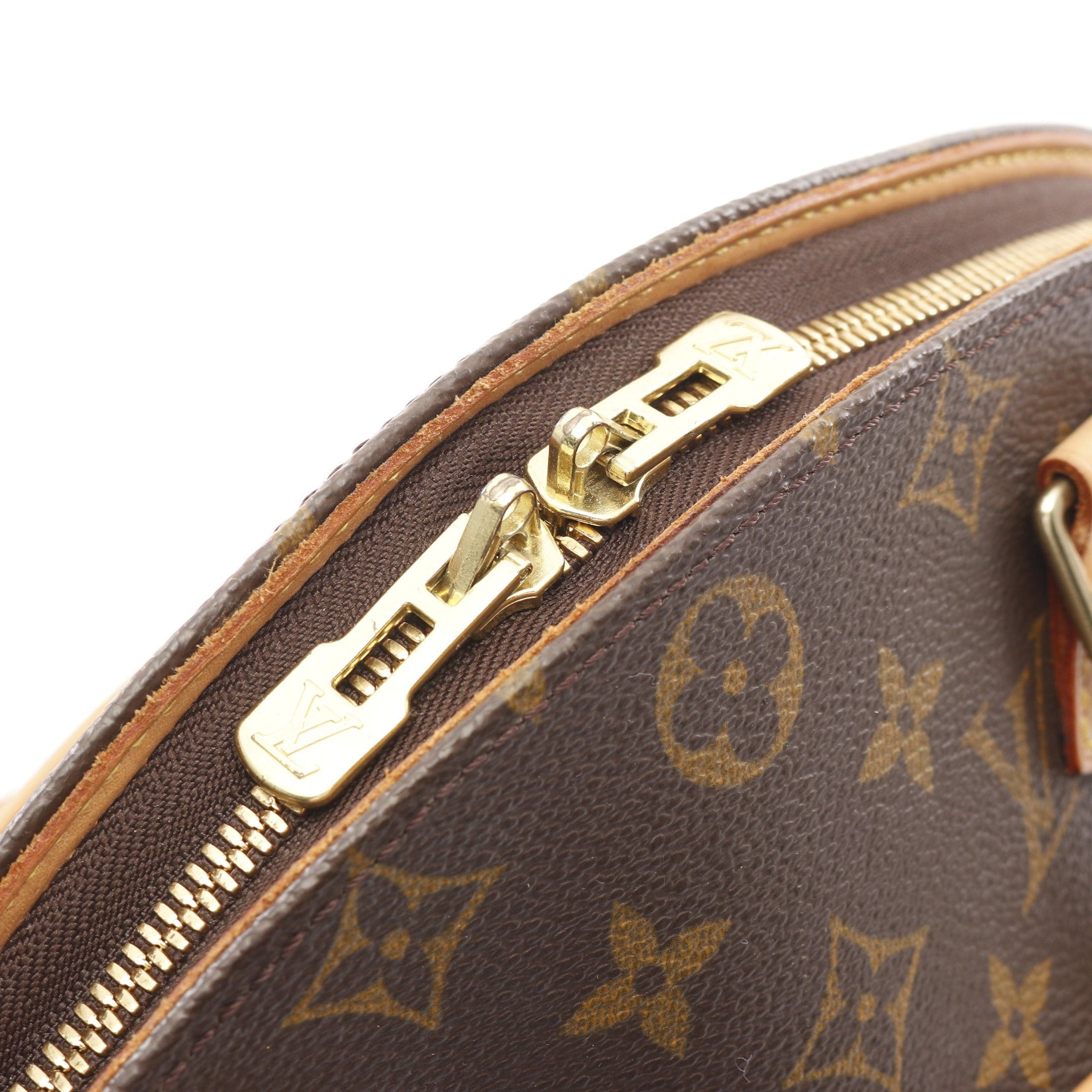 Louis Vuitton Louis Vuitton Ellipse Mm Monogram Handbag Leather Brown Size ONE SIZE - 9 Thumbnail