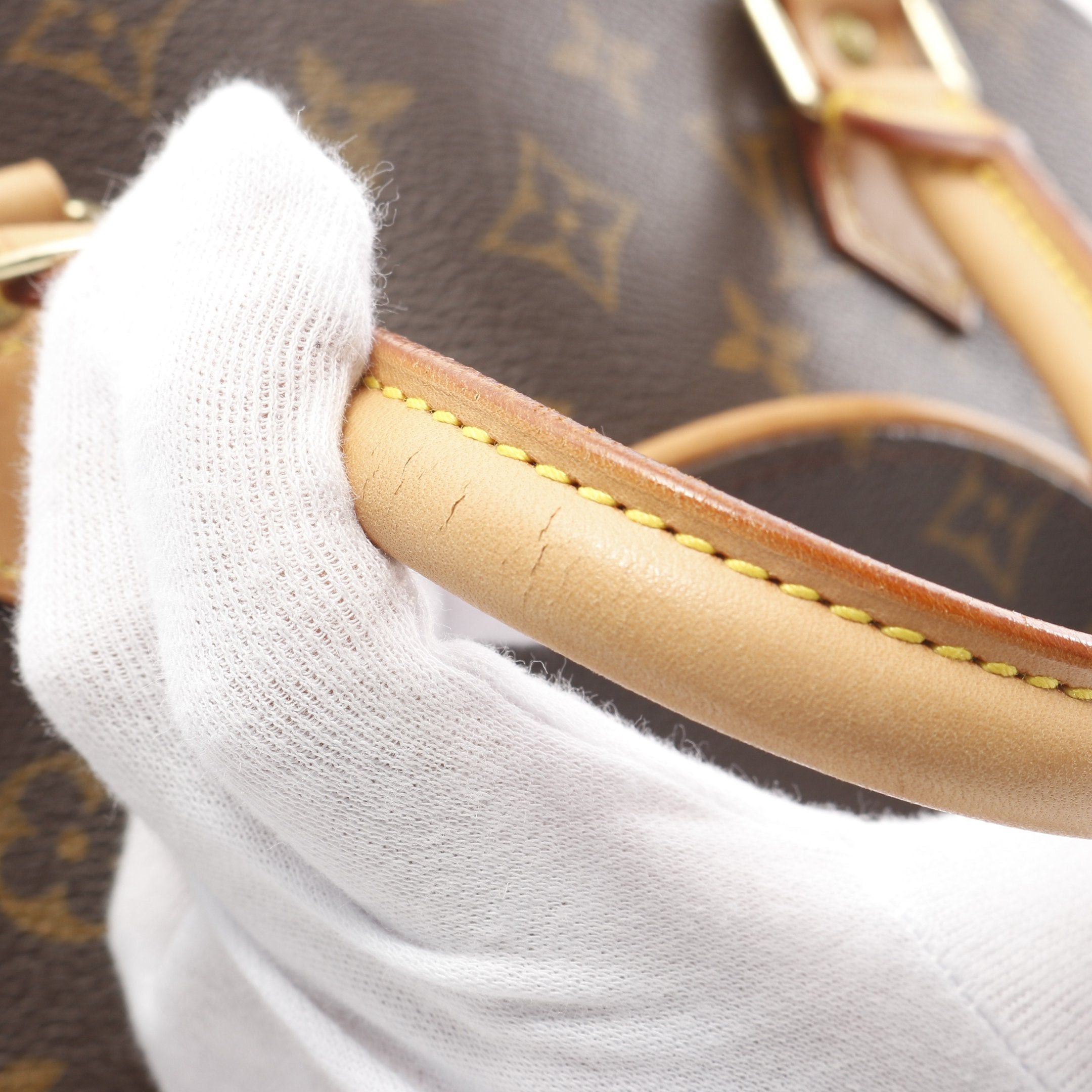 Louis Vuitton Louis Vuitton Ellipse Mm Monogram Handbag Leather Brown Size ONE SIZE - 10 Thumbnail