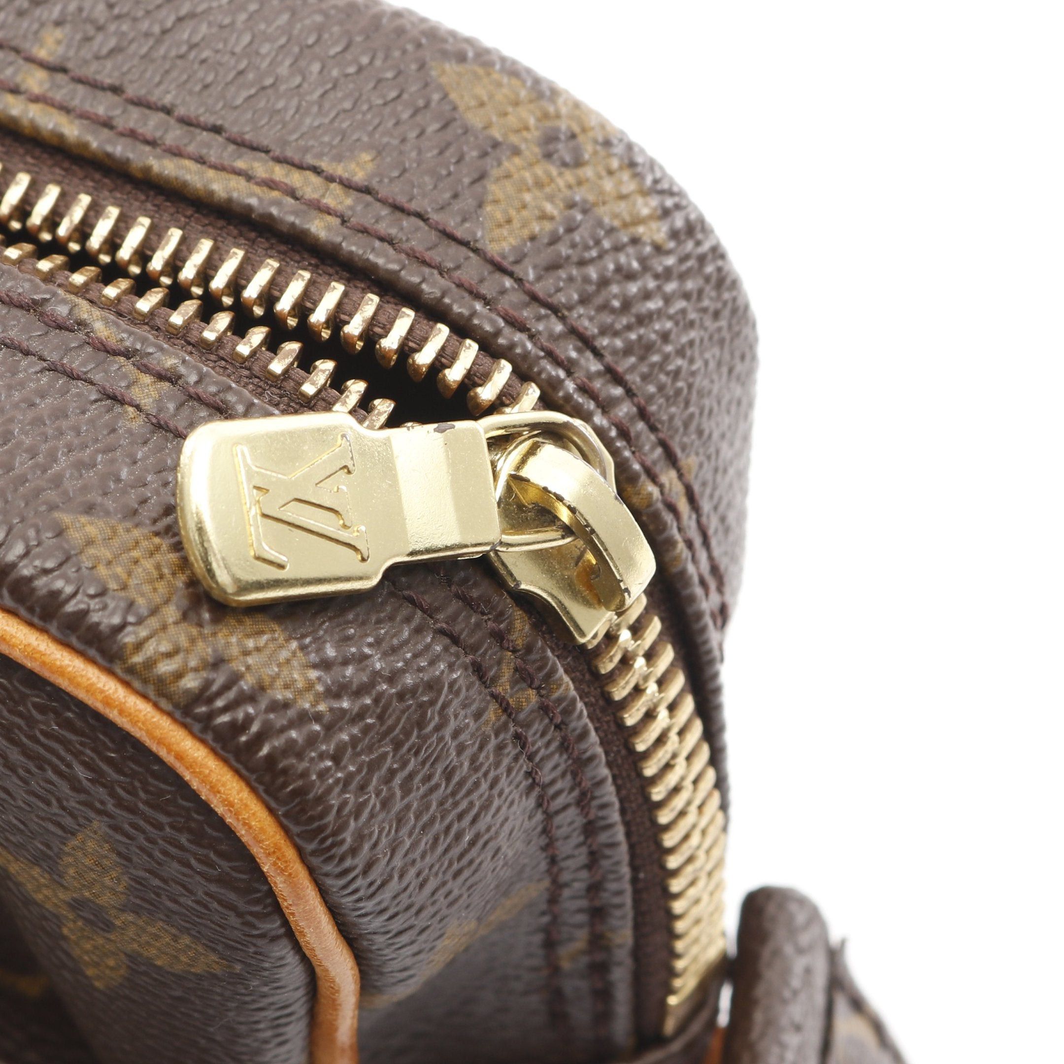 Louis Vuitton Louis Vuitton Amazon Monogram Shoulder Bag Leather Brown Size ONE SIZE - 9 Thumbnail