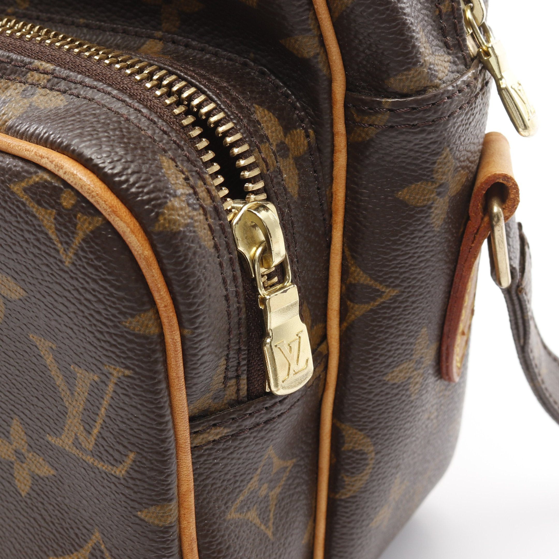 Louis Vuitton Louis Vuitton Nil Monogram Shoulder Bag Leather Brown Size ONE SIZE - 11 Thumbnail
